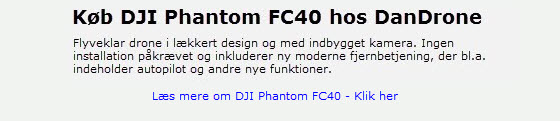 DJI Phantom FC40